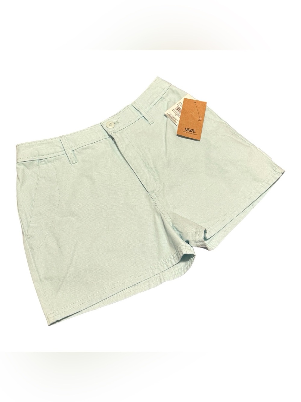 Vans Ground Work Shorts Small Robin Blue Relaxed Fit Cotton Brand New Preppy